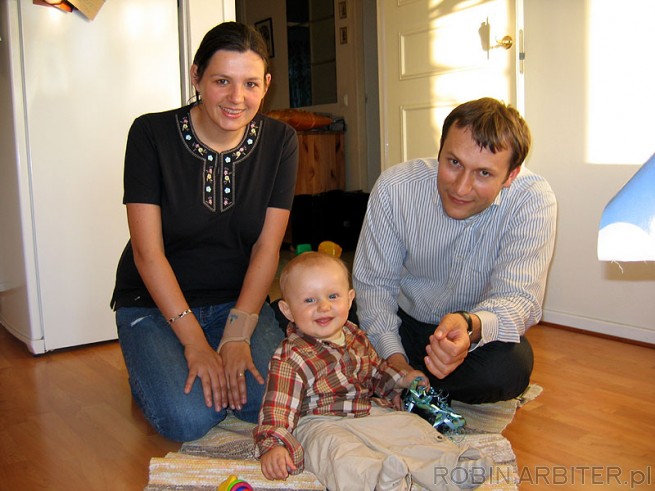 Szczesliwa rodzinka z wizyta u Kristiny w Lund, Czerwiec 2007<br />
The happy family ...